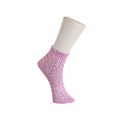 Private-label transfer-knit socks